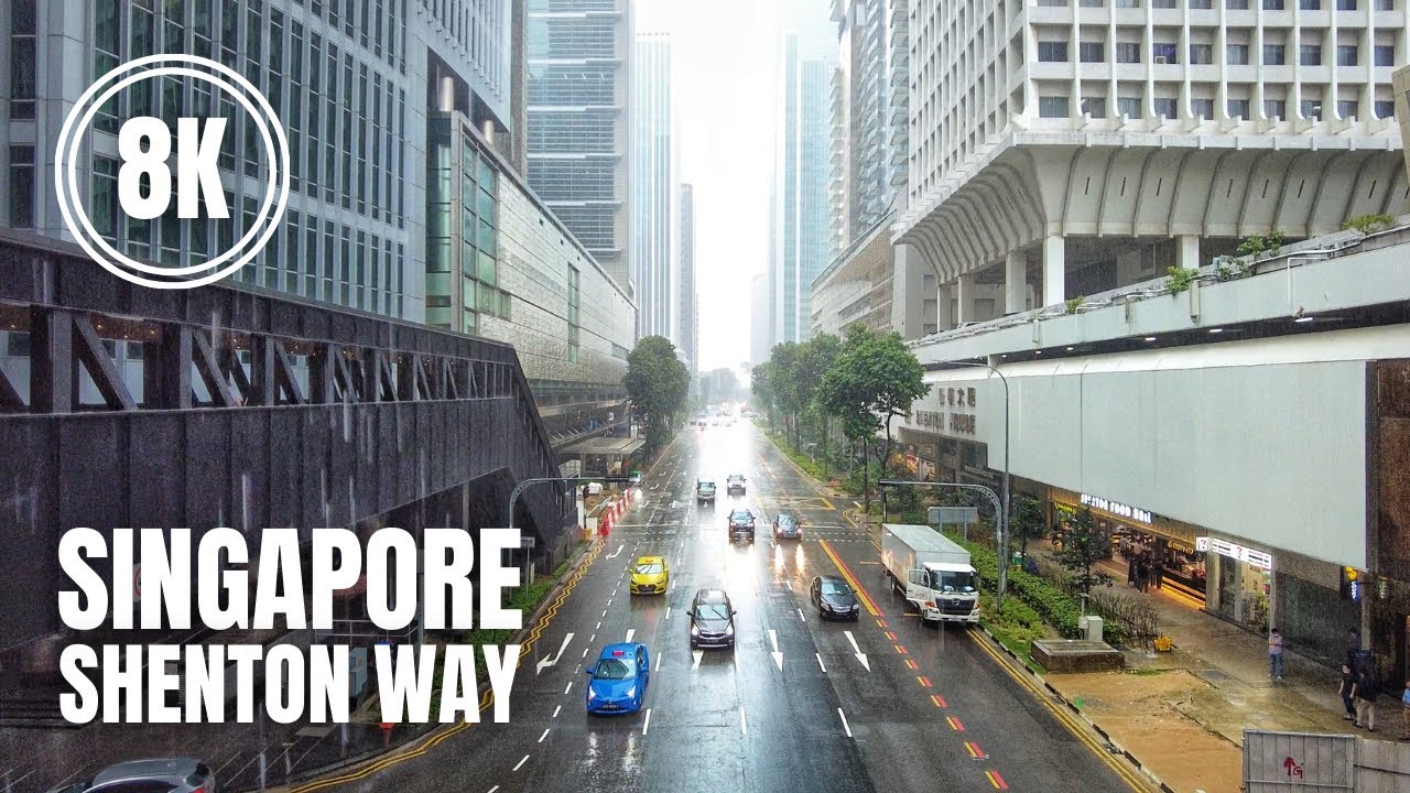 Singapore 8K: Shenton Way Lunch Time Walk (May 2021)