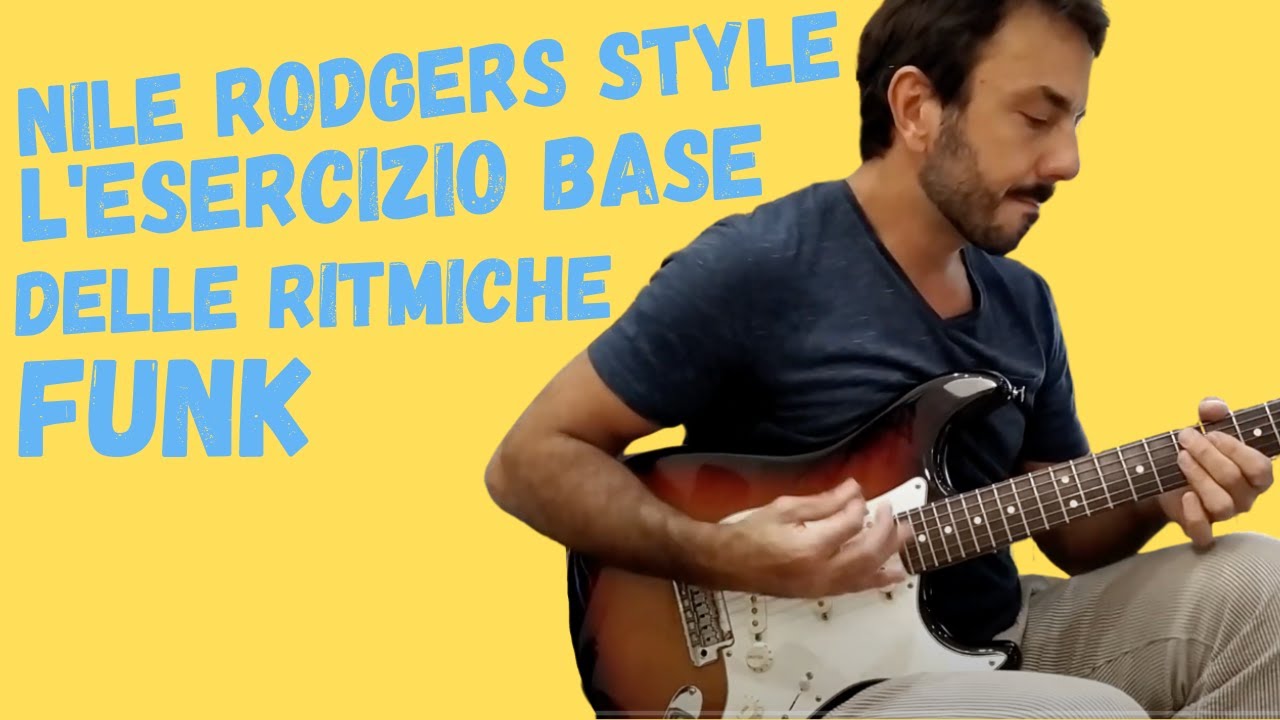 NILE RODGERS STYLE! L'ESERCIZIO BASE DELLE RITMICHE FUNK!!