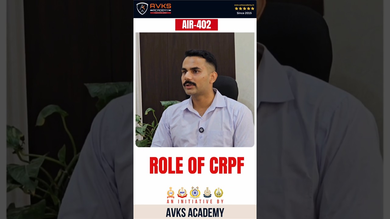 CRPF MOTIVATION | ROLE OF CRPF | CAPF AC 2026 | CAPF AC PREPARATION #crpf #cds #capf #upsc #bsf #ssb
