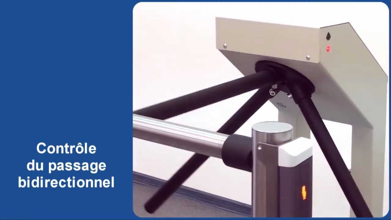 Vidéo : Tourniquets tripodes PERCo