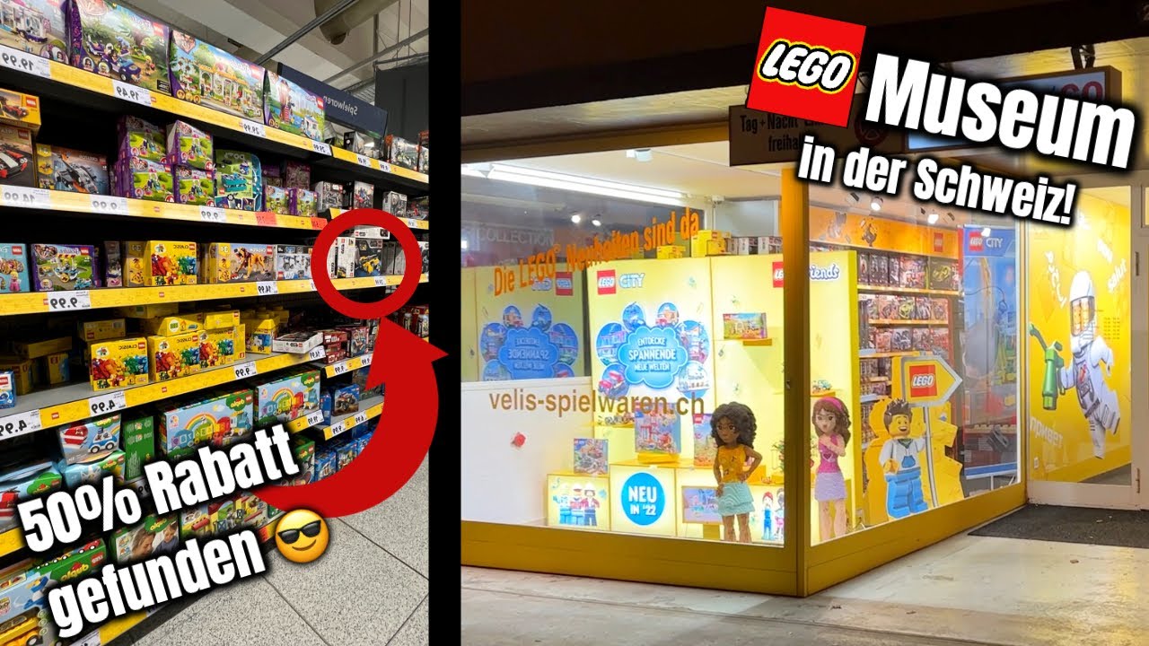 LEGO Museum in der Schweiz besucht! | Shopping im Ausland 😎 | Museum Folge #27