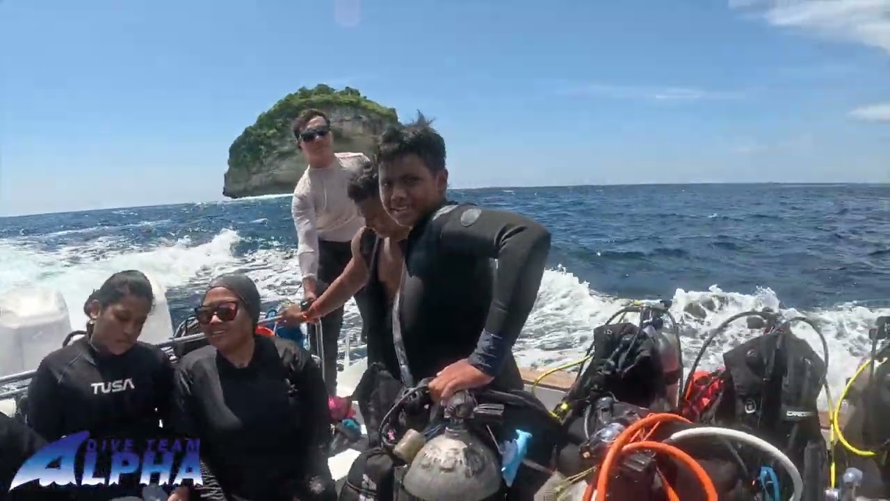 Shah & HQ Family Diving Nusa Penida With Alphadivebali 20th Dec 2025