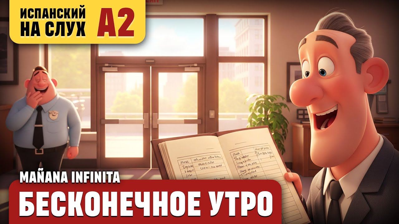 Бесконечное утро. Весёлый рассказ (уровень А2). Испанский на слух.