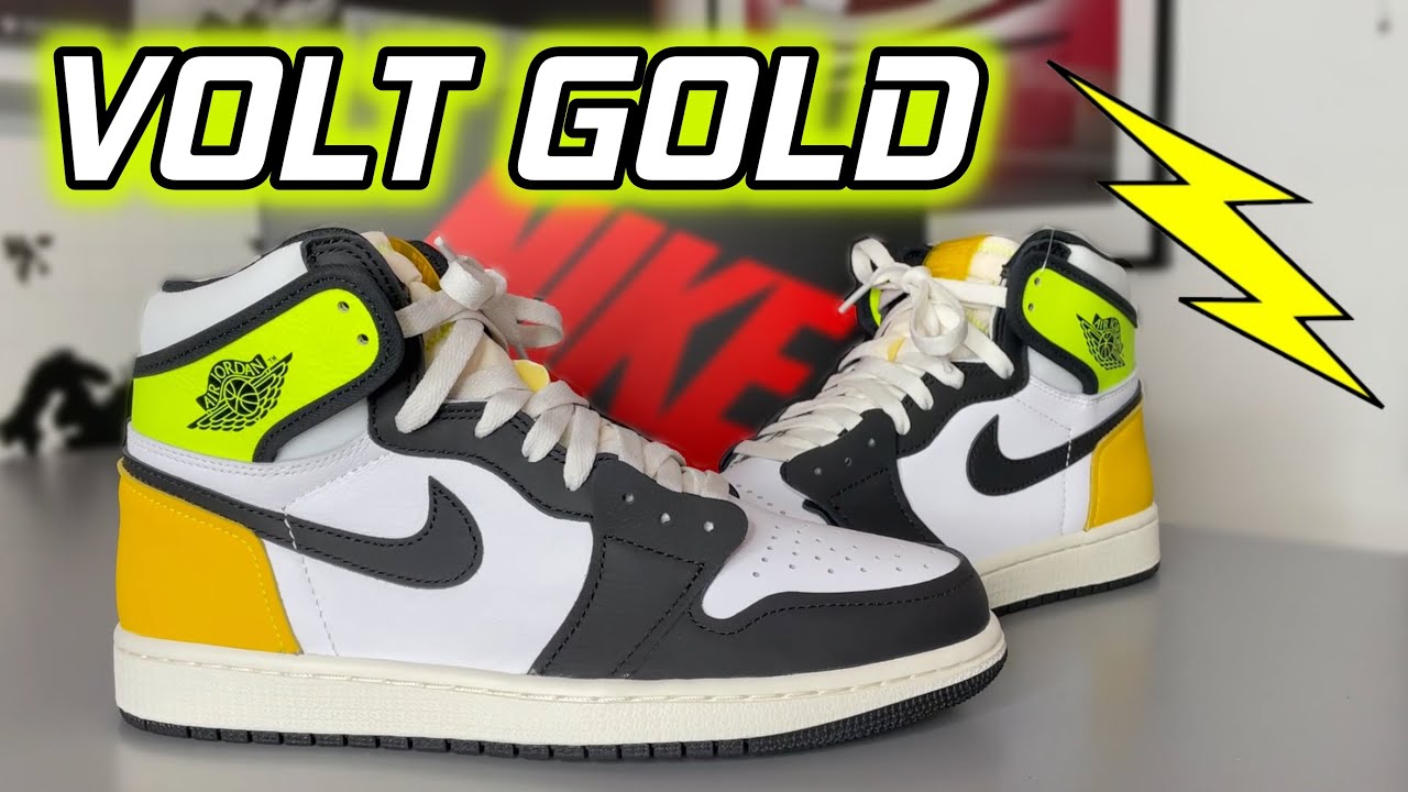JORDAN 1 HIGH VOLT GOLD - Unboxing & Review *ITA*