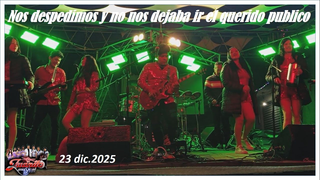 despues de despedirnos no nos dejaba ir el publico  ¨ JUANITOMUSICAL