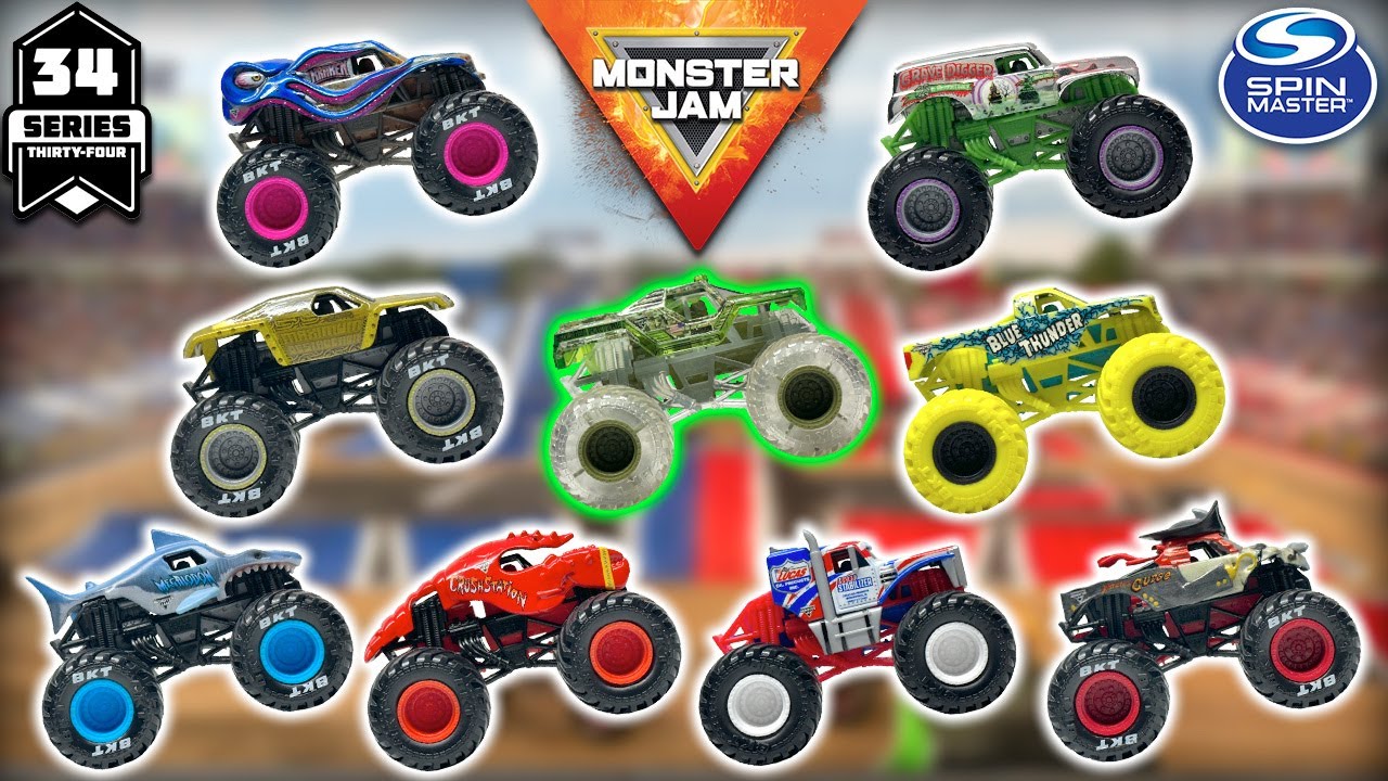 SPIN MASTER MONSTER JAM СЕРИЯ 34 | МАСШТАБ 1:64