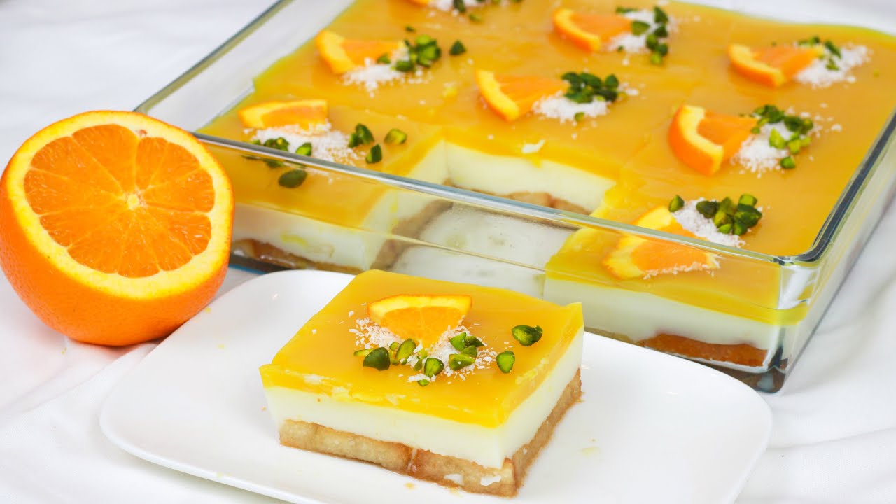 Der leckertse No Bake Zwiebackkuchen mit Pudding -  Sommerversion