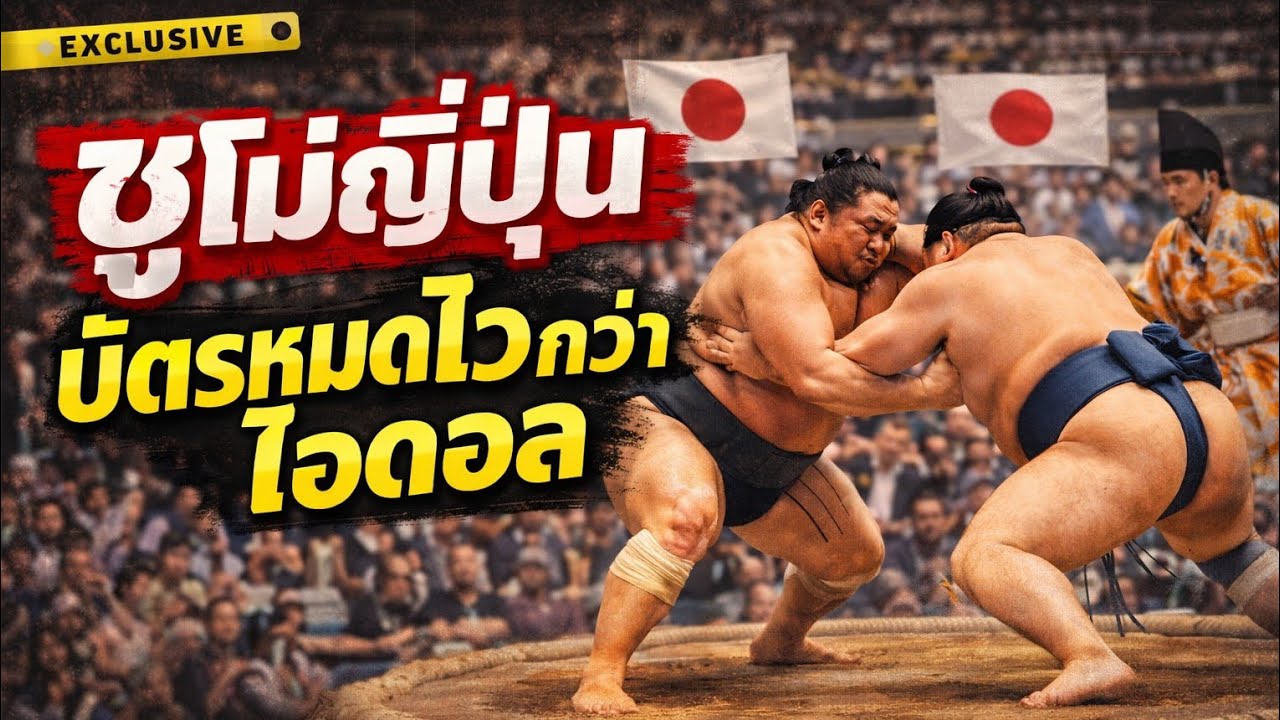 ซูโม่ญี่ปุ่น บัตรหมดไวกว่าไอดอล