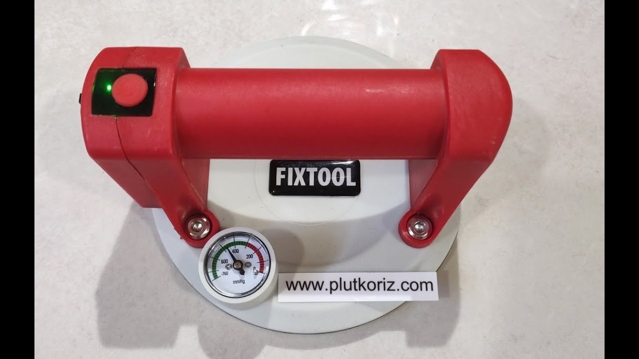 Присоска автоматична 150 мм Fixtool Easy огляд тест порівняння для тонких полосок плитки NOVQO PV150