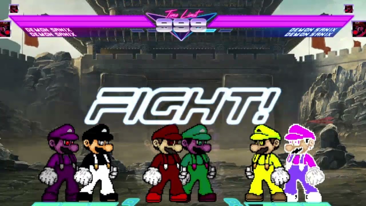 The Ultimate Mugen character has just been released, Demon Sanix