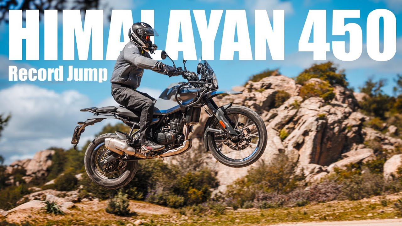 Обзор Royal Enfield Himalayan 450 2024 года и мировой рекордный прыжок!