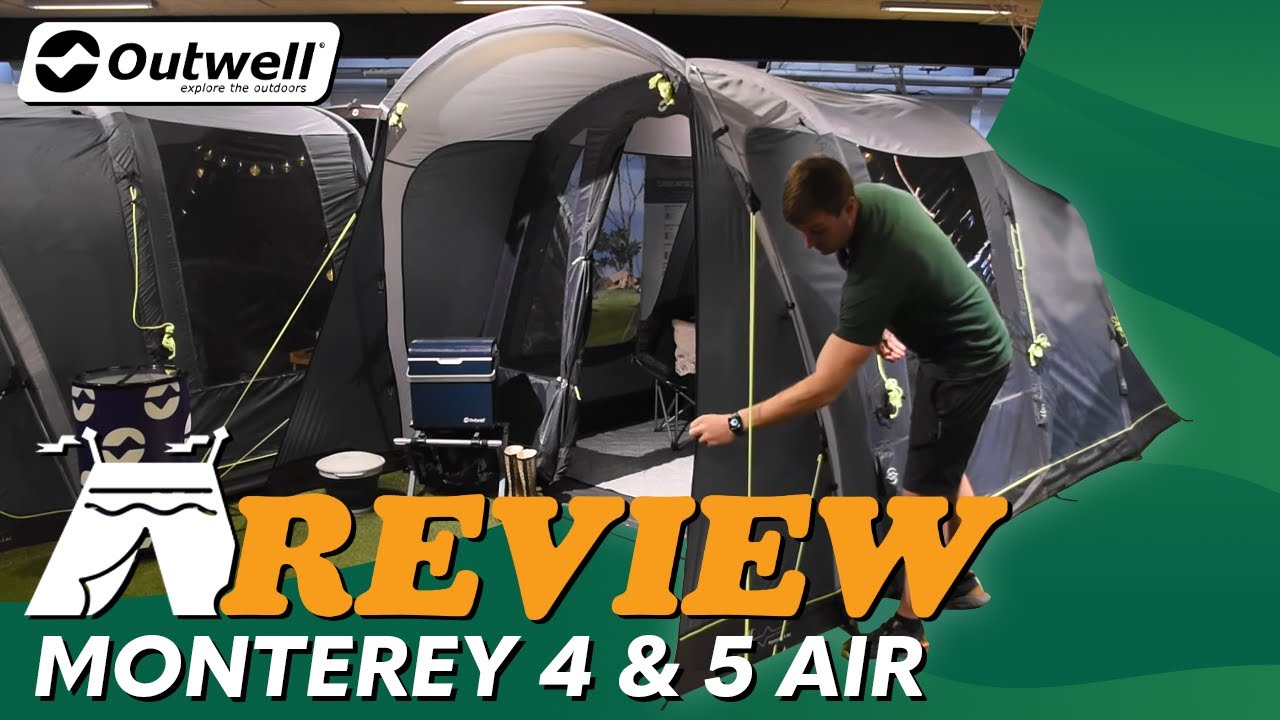 Обзор палатки Outwell Monterey 4 и 5 Air 2025