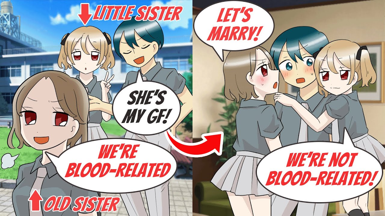 【Manga】I Date with my Young Sister because We're not blood related but Older Sister doesn't Believe！