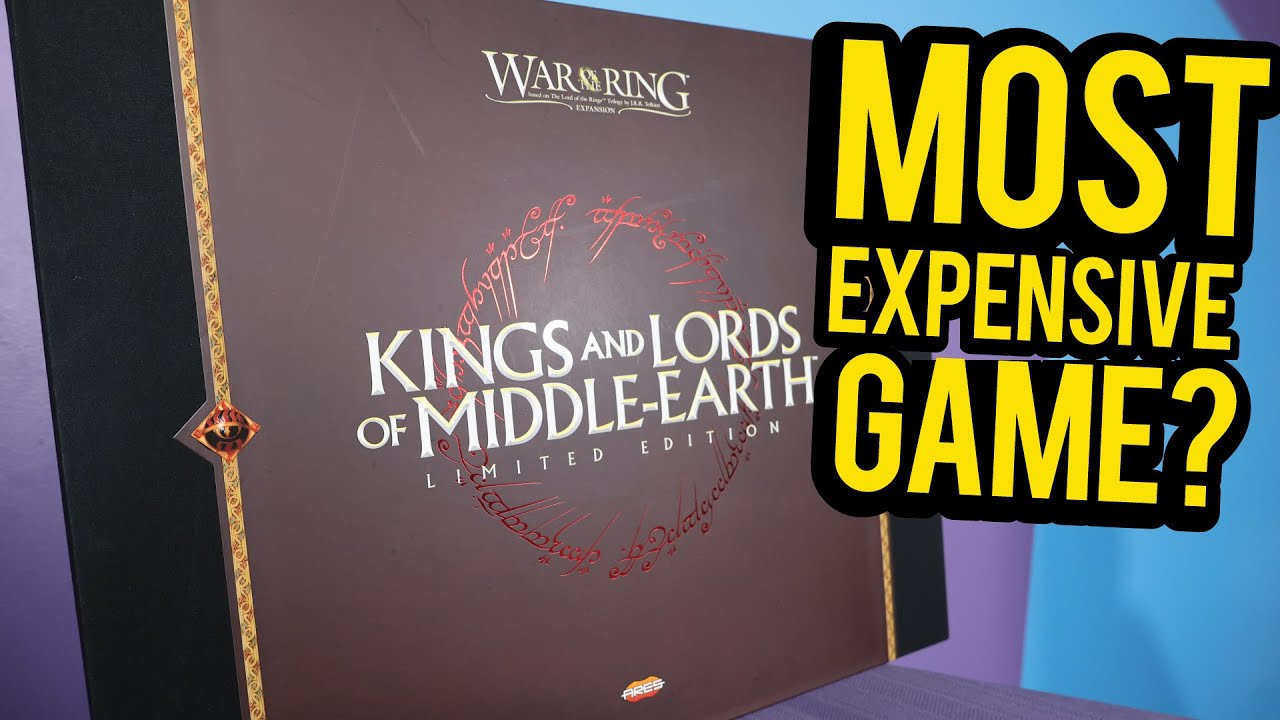 Is the War of the Ring the most expensive game?