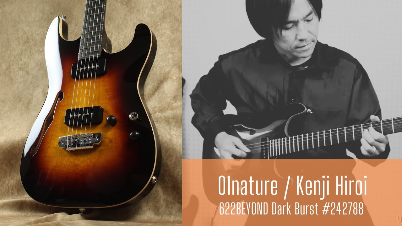 622BEYOND Dark Burst #242788 / 01nature - Kenji Hiroi #SAITOGUITARS