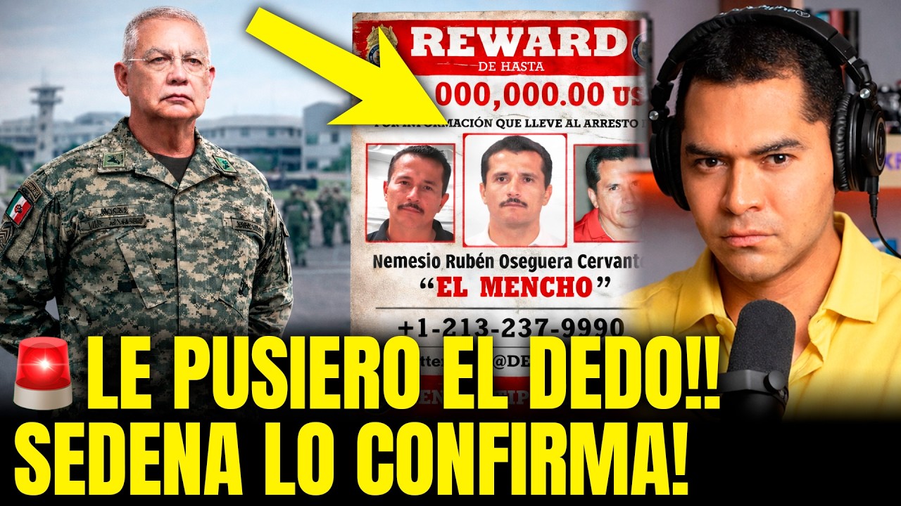PUSIERON DEDO AL MENCHO! COMUNICADO DE SEDENA LO CONFIRMA!