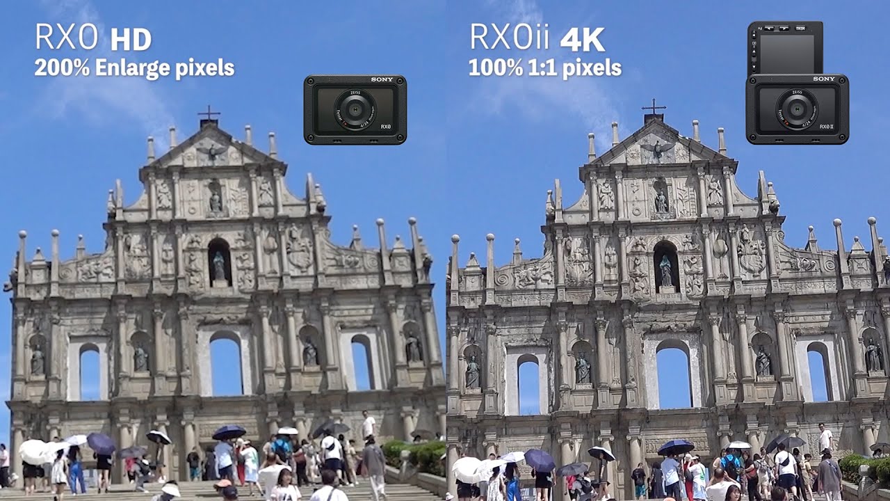 SONY RX0 vs RX0ii | HD | 4K
