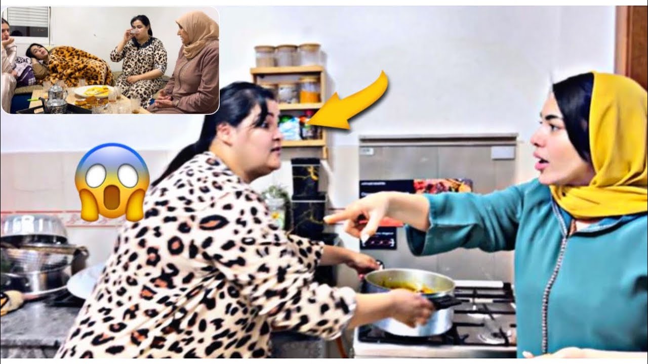 سامية حاملة مشيت نبارك ليها  لقيتها طاجة بالوحم جاها صعيب