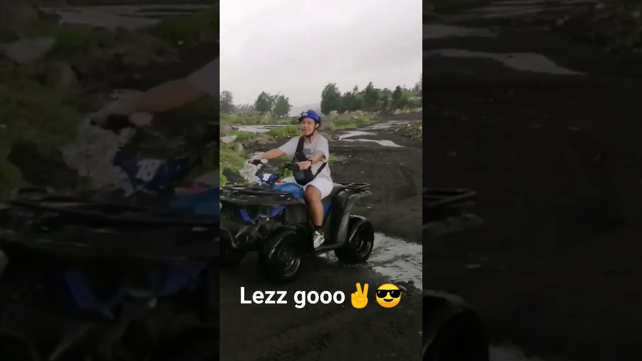 Atv ride at Cagsawa.        #atv #mayonvolcano #wheninalbay #vacation #shorts #shortvideo
