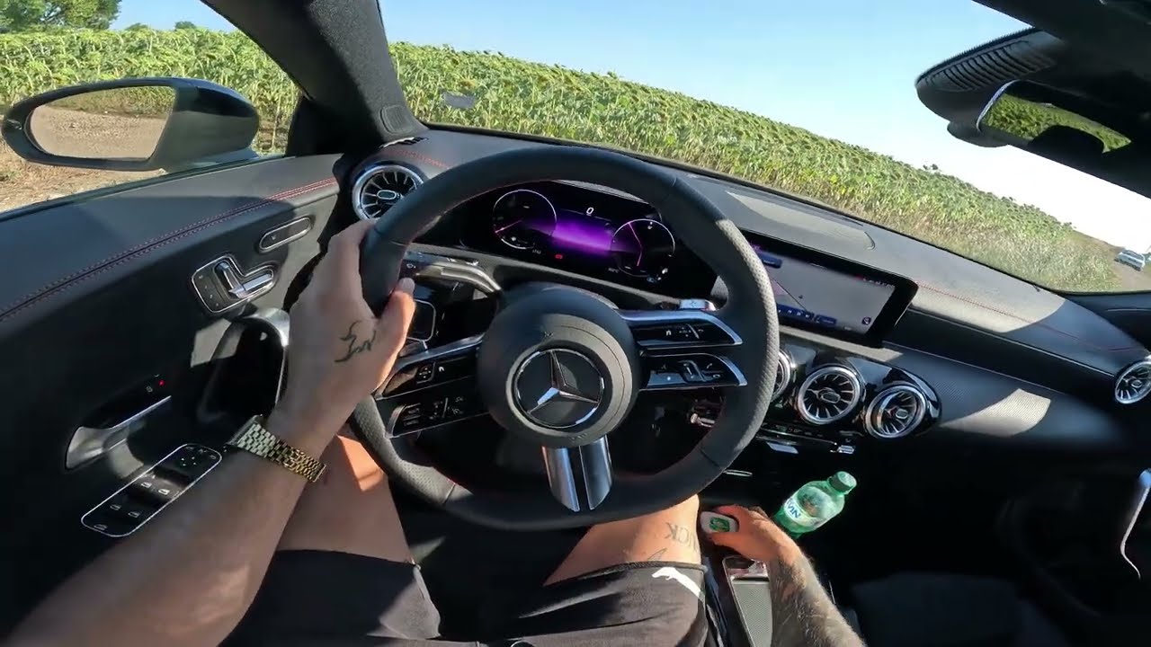 2024 Mercedes-Benz CLA 200 Coupe 163HP Test Drive Pov - Sound, Acceleration, ASMR