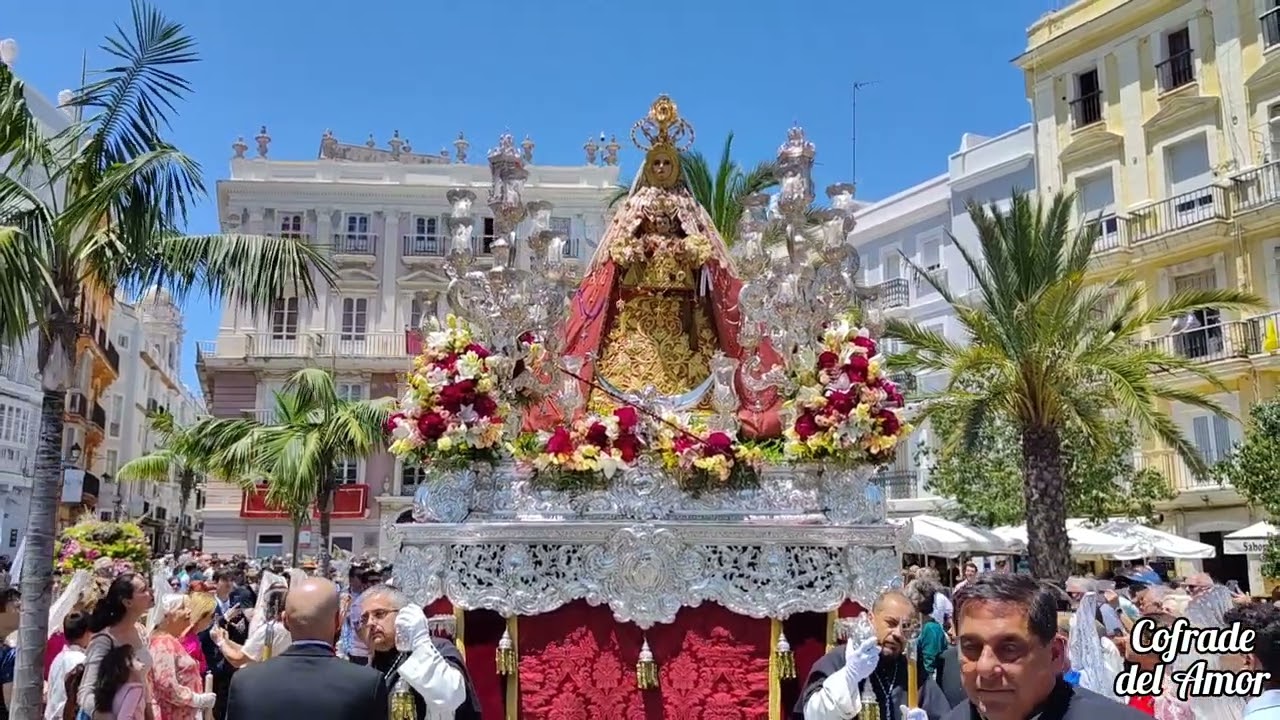Regreso Virgen del Rosario (Patrona) a Santo Domingo, Corpus Christi Cádiz 2023