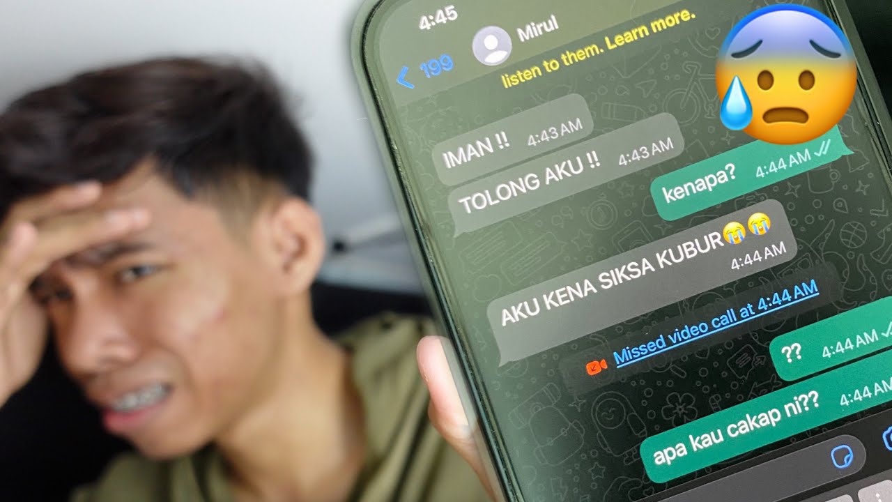 AKU CHAT KAWAN AKU YANG DAH MENINGGAL !?