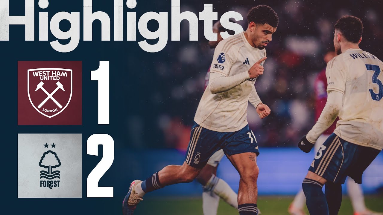 MGW Scores Crucial Winner! 🎯 West Ham 1-2 Nottingham Forest | Premier League Highlights 🎥