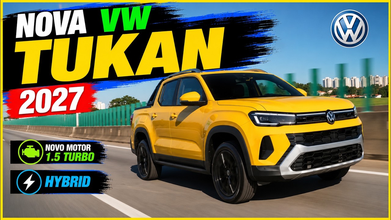 NOVA VW TUKAN 2026 1.5 ! O segredo que a VW escondeu: é muito MAIOR que a Saveiro! ACABOU para TORO