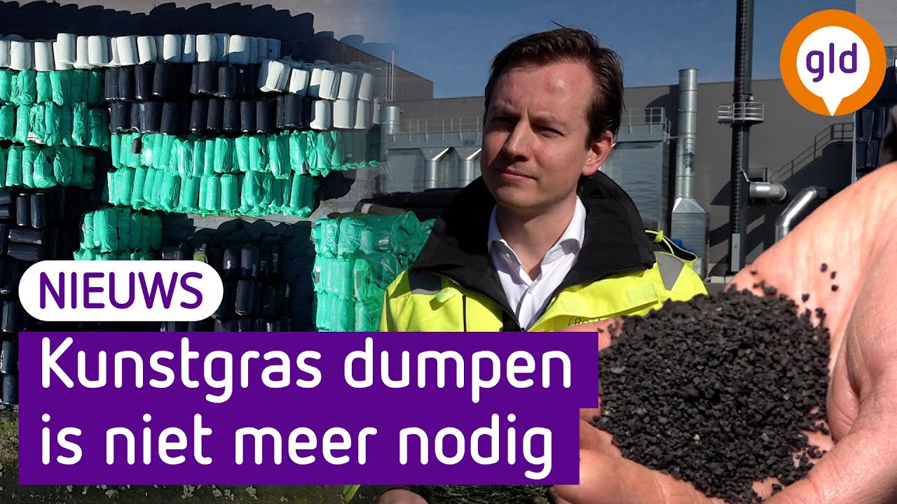 Kunstgras krijgt nu een tweede leven, het geheim zit in deze fabriek!