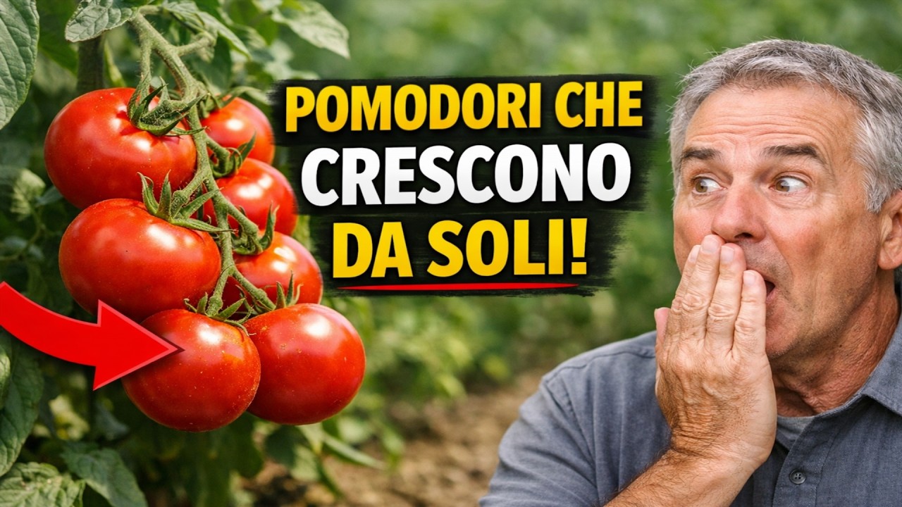 POMODORI PER CHI NON HA VOGLIA DI FATICARE! 🤫 Ecco 7 varietà che crescono praticamente da sole: le