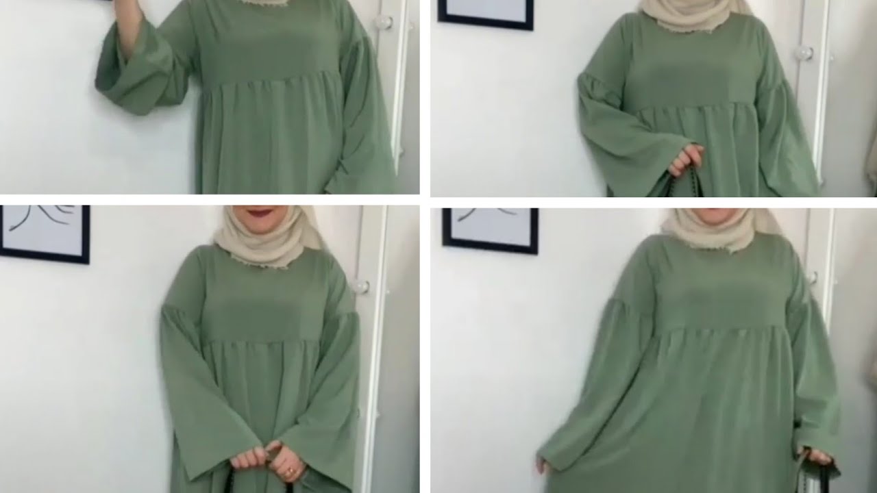 فصالة وخياطة عباية موضيل سهل وجديد💥عباءة فستان للمحجبات