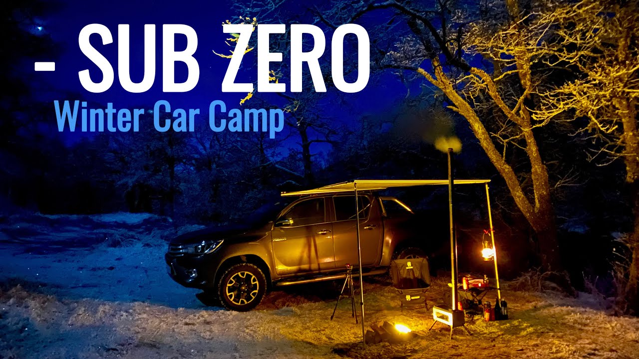Winter Car Camping | Freezing Conditions | Stunning Scenery #Scotland #carcamping