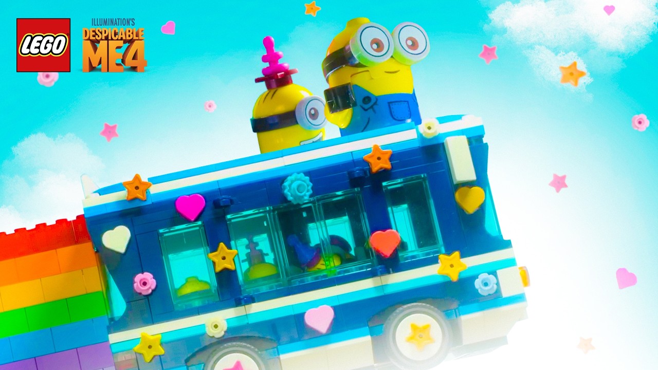 The ‘misadventures of the LEGO Minions party-bus' stop motion short