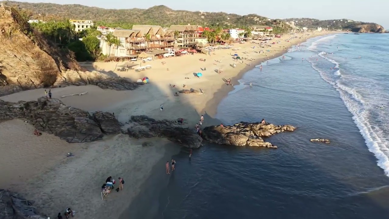 Zipolite Oaxaca Drone Footage 🇲🇽 | Cinematic Drone Views at El Alquimista Hotel
