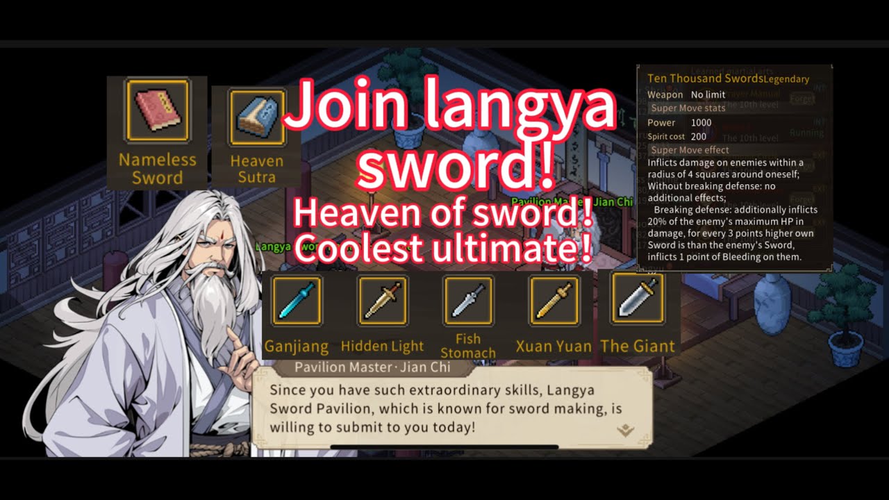 Hero's adventure: road to passion EP15 (Join langya sword! Get the hidden manual in waterfall!)