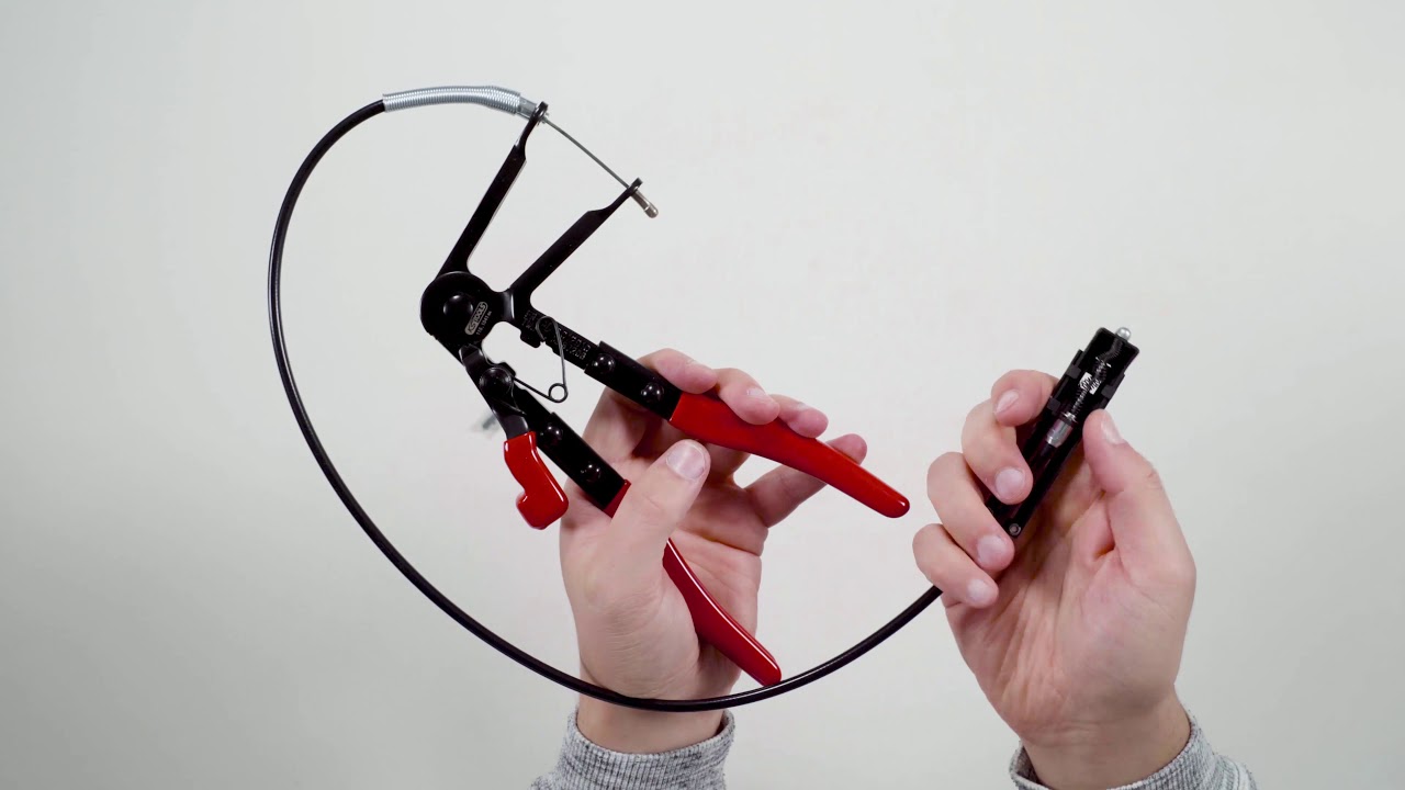 KS TOOLS 115.1041 Schlauchschellenzange mit Bowdenzug 650mm (Unboxing)