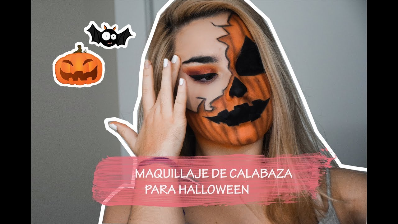 MAQUILLAJE de CALABAZA para HALLOWEEN 2019 | NeiVlogs