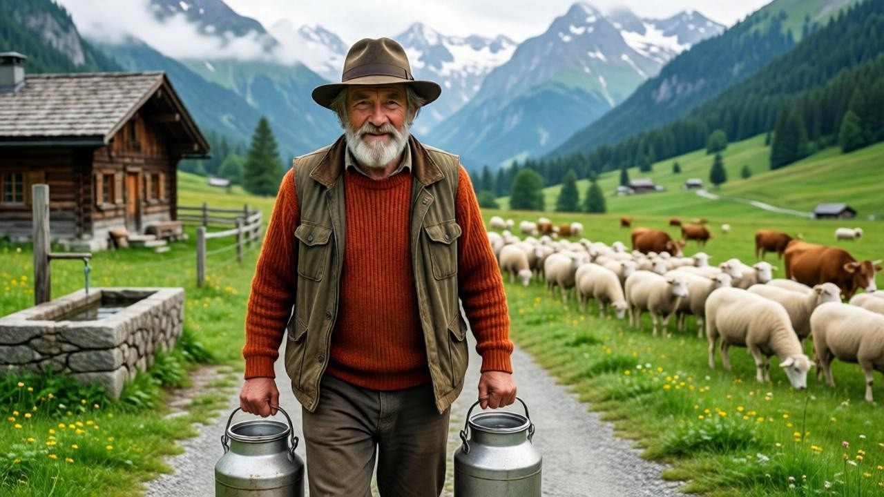 Slow Living in the Alps | Growing Flowers & Raising Farm Animals