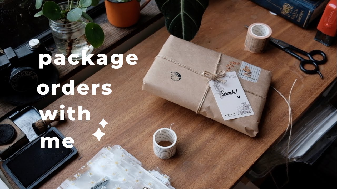 asmr packing orders | no talking | relaxing sounds