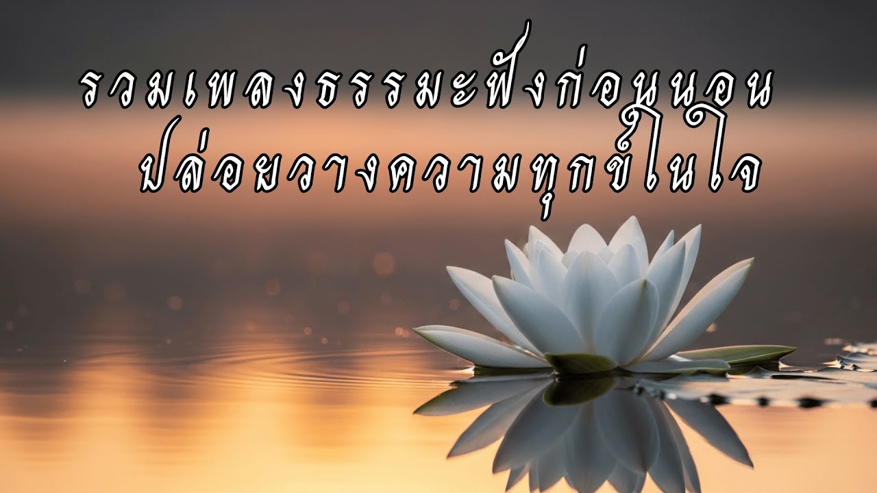 รวมเพลงธรรมะฟังก่อนนอน | ปล่อยวางความทุกข์ในใจ | เพลงฟังสบายๆ