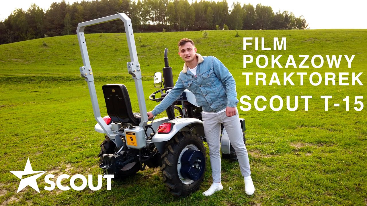 Film pokazowy traktorek Scout T-15 za 9990 zł!