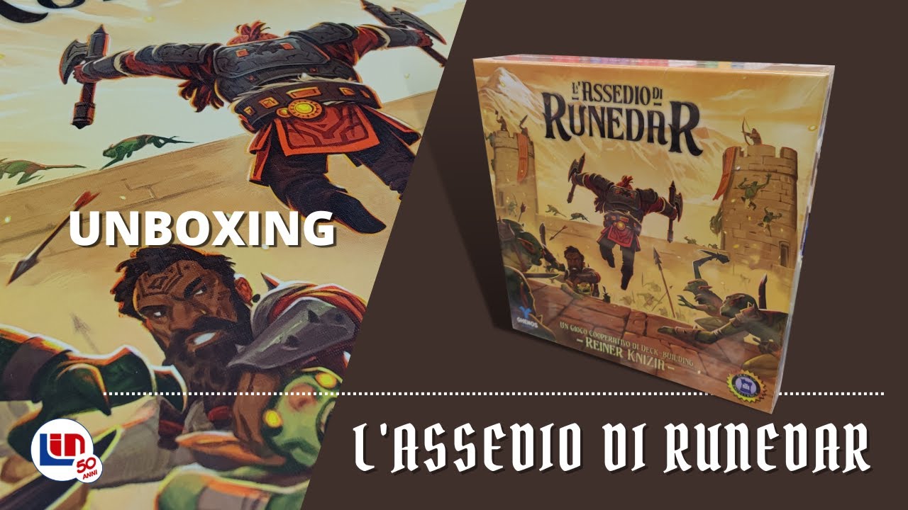 Unboxing L'assedio di Runedar - Ghenos Games