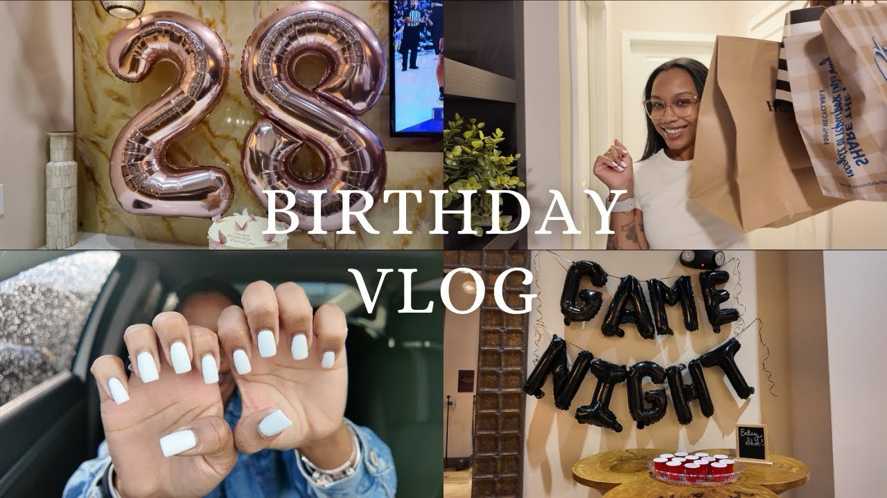 Birthday Vlog - shopping, pampered + party 🛍️🍾🎂