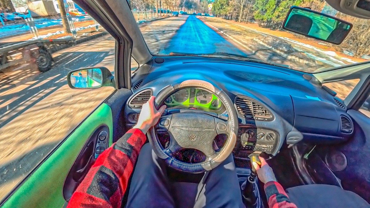 1998 Volkswagen Sharan I 1.9 TDI (110 hp) - A rare VAG SKATER package POV Drive