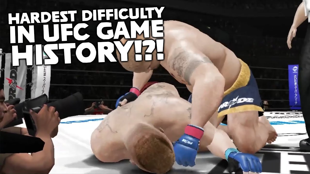 UFC Undisputed 3 - Chat wanted me to play on ULTIMATE DIFFICULTY... Here's how it went! (Pride Mode)