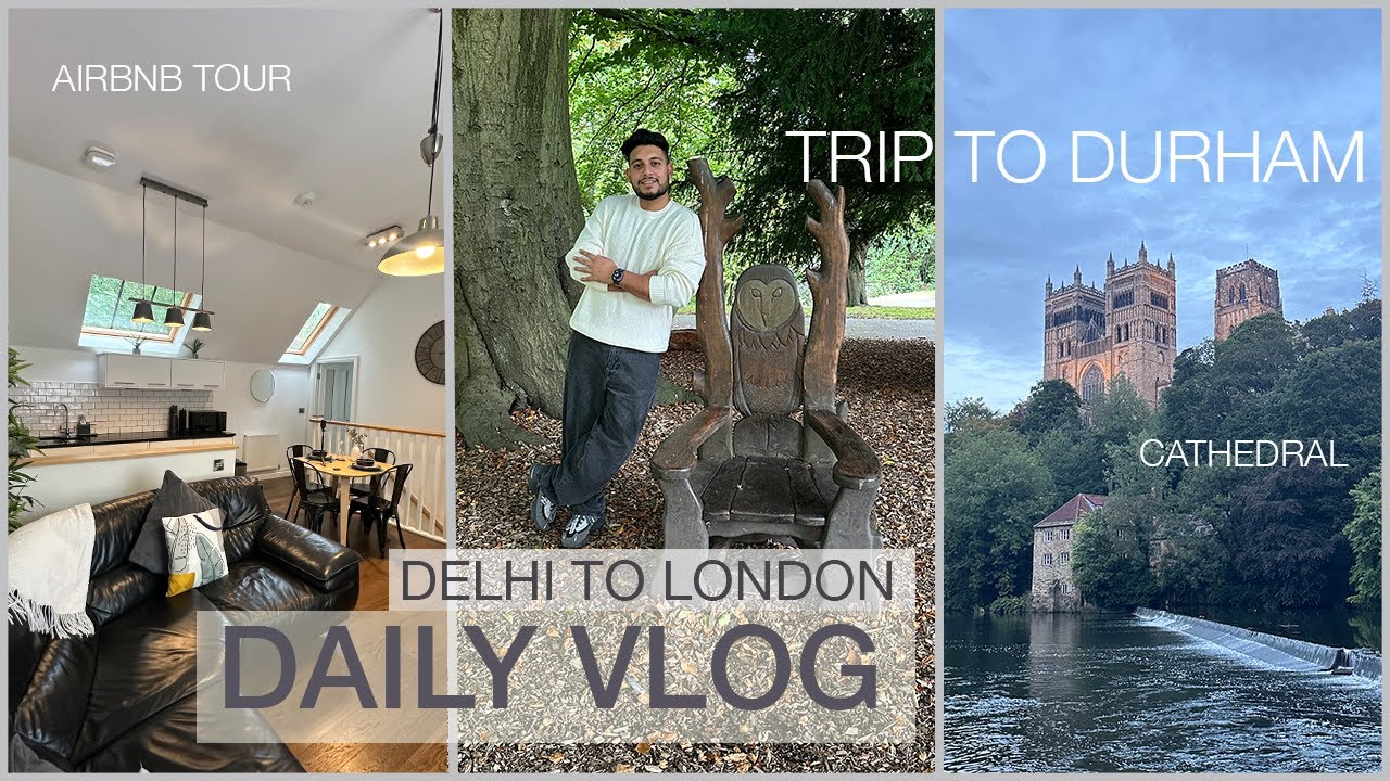 Life in UK Vlog | Durham Vlog Day 1 | Road Trip, Service Station & Cathedral View