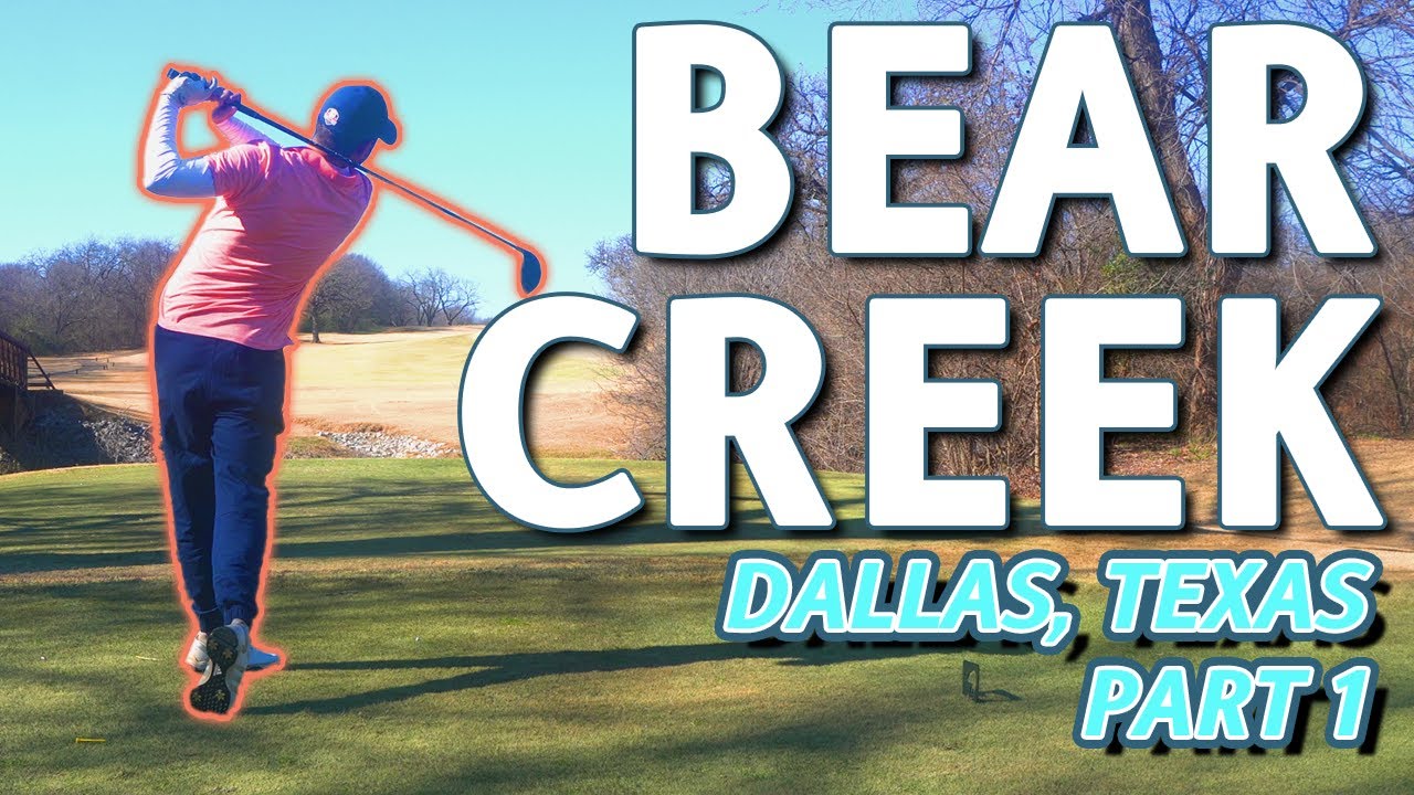 Course Vlog at BEAR CREEK East Course in Dallas Texas | Part 1 | SHOT TRACERS!