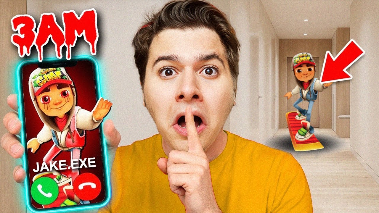 GECE 3'te SUBWAY SURFERS.EXE ARARSA SAKIN AÇMAYIN !! (EVİME GELDİ) *GERÇEK HAYATTA*