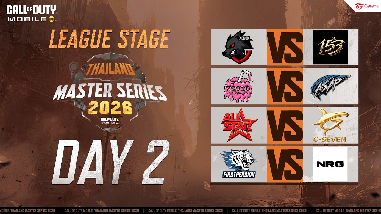 🔴LIVE:  CODM: Thailand Master Series 2026 - League Stage DAY 2