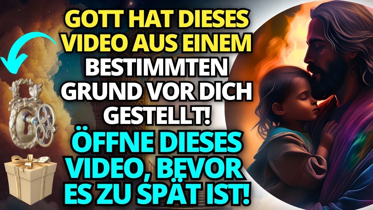 🔴 GOTT SAGT: IGNORIERE ES NICHT! ICH HABE EINE WICHTIGE BOTSCHAFT FÜR DICH! ✝️BOTSCHAFT VON GOTT